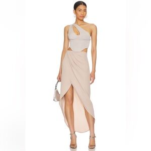 Elegant Beige Women's Skirt